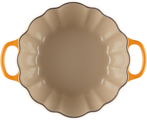 Le Creuset Enameled Cast Iron Signature Pumpkin Cocotte, 4 Qt., Persimmon3