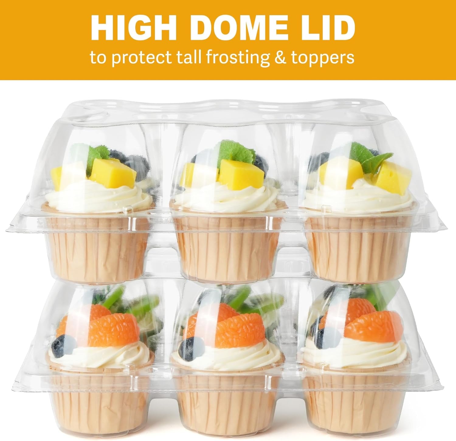 6-count-x-40-sets-cupcake-containers-clear-plastic-cupcake-boxes-thick-plastic-muffin-holders-with-detachable-tall-dome-lid-disposable-cupcake-carriers-bpa-free-standard-size