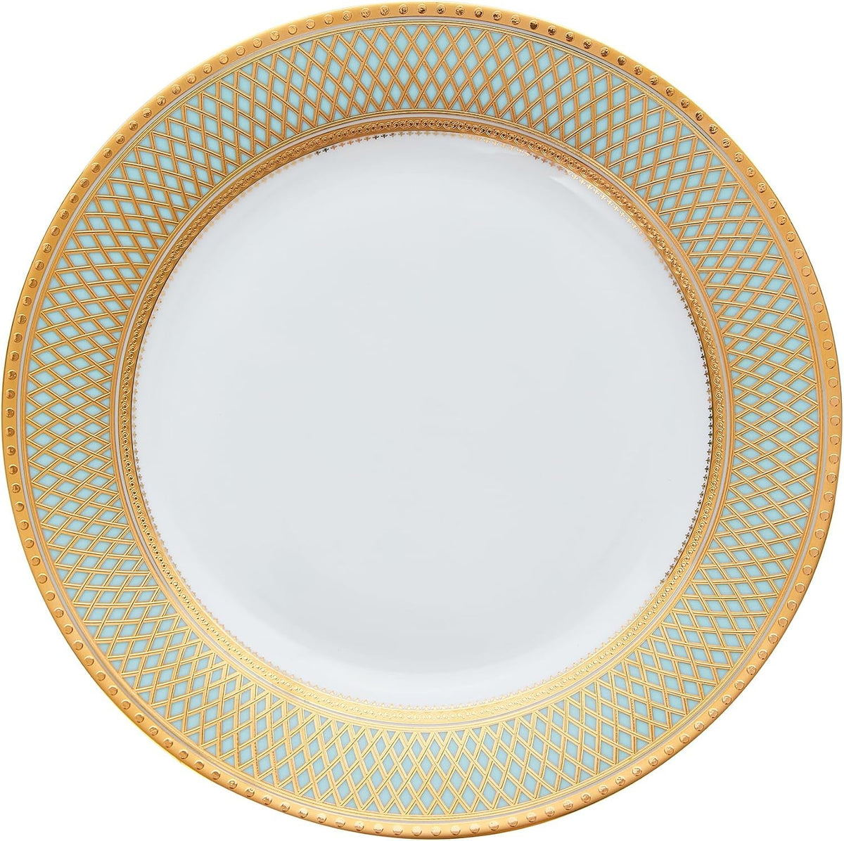 porcelain-dinnerware-set-with-real-gold-trim-geometric-pattern-service-for-8