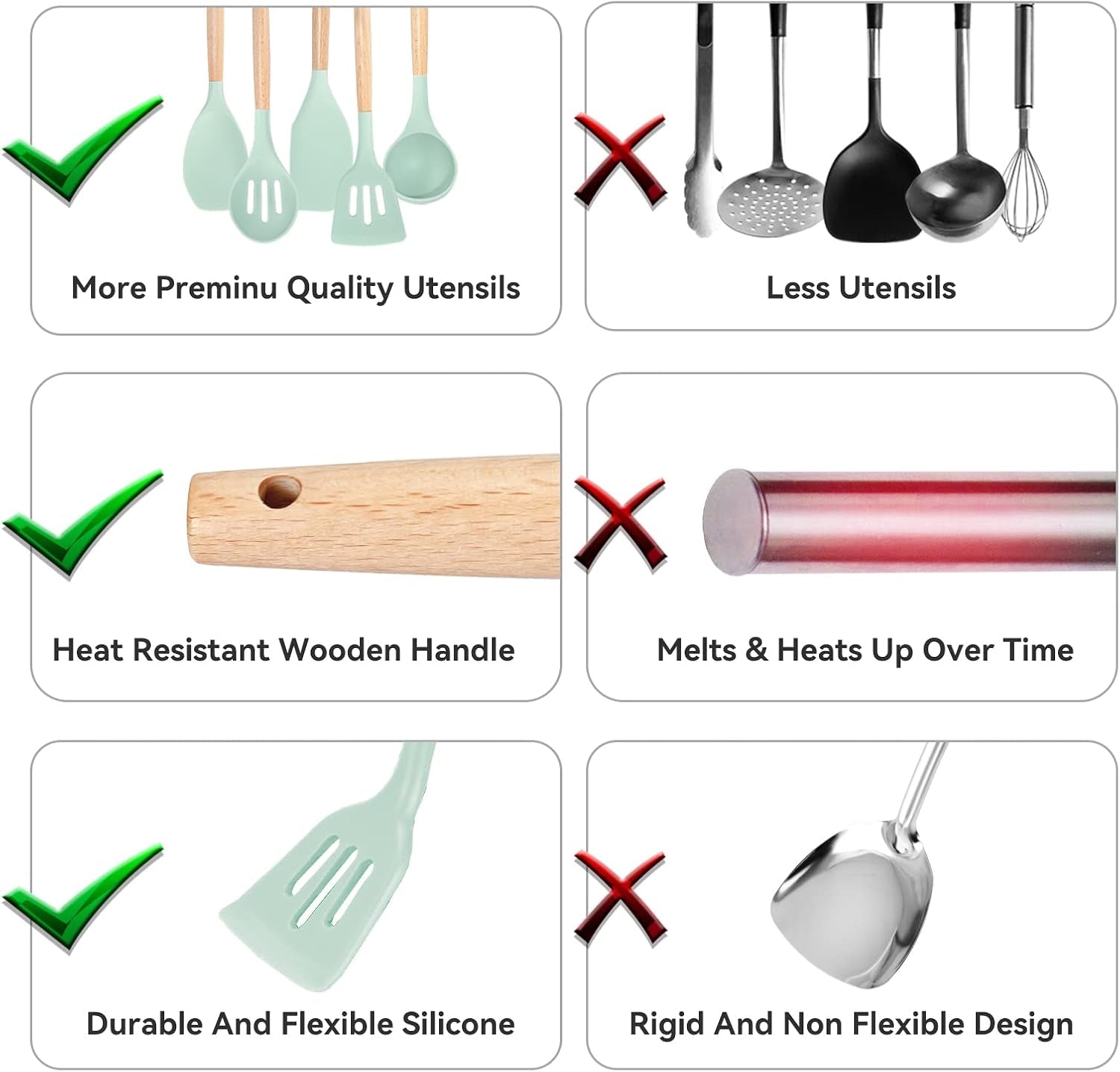 kitchen-utensils-set-5-pcs-non-stick-silicone-kitchen-cooking-utensils-with-wooden-handle-kitchen-spatula-cookware-utensils-set-heat-resistant-silicone-kitchen-gadgets-light-green