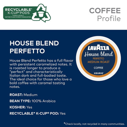 Lavazza Favorites Collection Variety Pack, Single Serve Keurig® K-Cup® Pods, Light and Medium Roast Coffees, 64-Count Box4