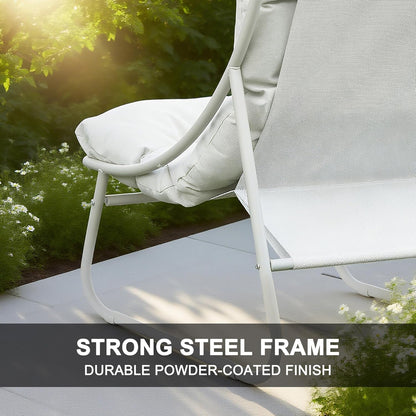 4 Piece Outdoor Patio Conversation Set with Loveseat & 2 Chairs, Table6