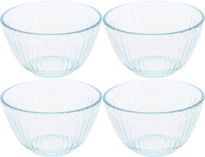7401 3-Cup Sculpted Glass Mixing Bowl (4-Pack) - Made in USA1