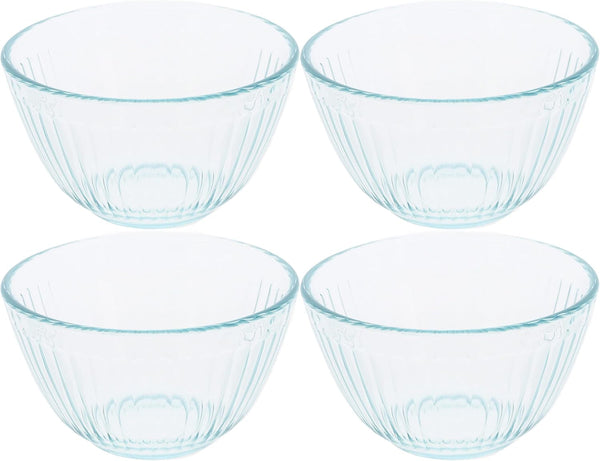 7401 3-Cup Sculpted Glass Mixing Bowl (4-Pack) - Made in USA1