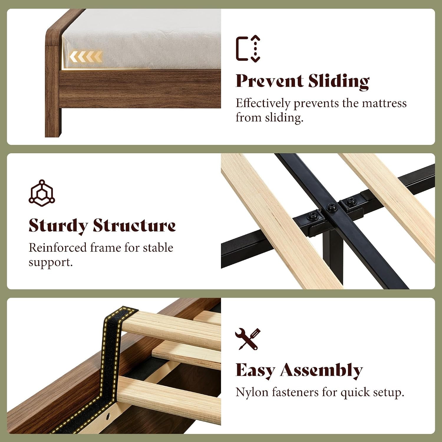 queen-wood-bed-frame-with-fluted-headboard-footboard-walnut