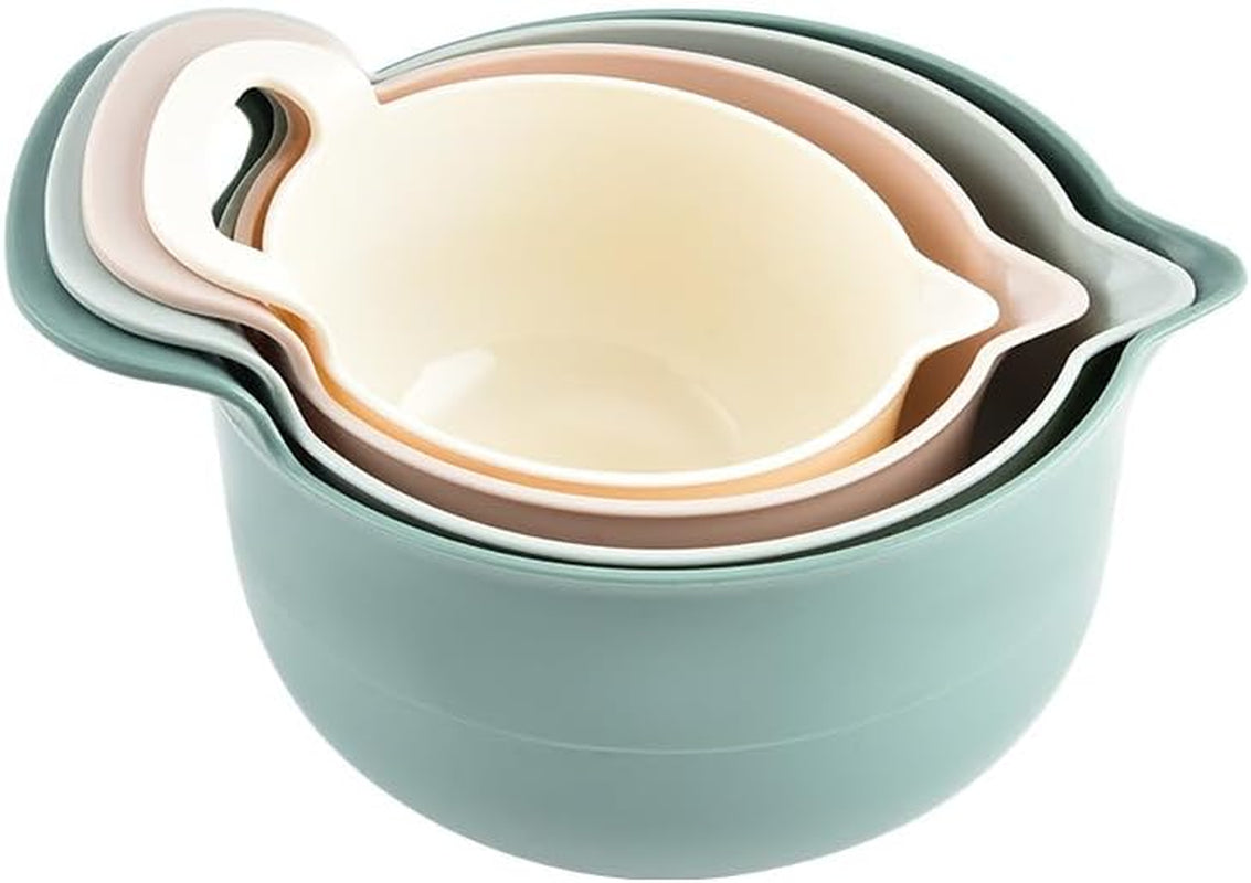 mixing-bowls-4-piece-nesting-plastic-mixing-bowl-set-with-pour-spouts-and-handles-non-slip-bottom-and-measurement-markings-light-green