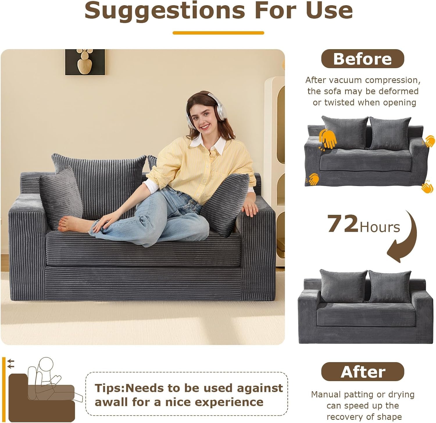 convertible-sofa-bed-boneless-loveseat-folding-couch-bed-foldable-3-in-1-small-ccouch-futon-sofa-bed-corduroy-pull-out-couch-with-4-pillows-for-living-room-black
