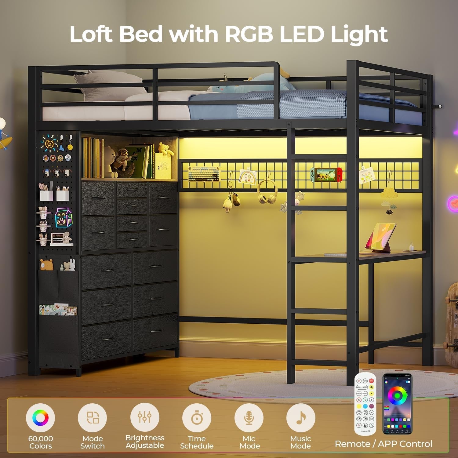 twin-loft-bed-with-desk-14-storage-drawers-power-outlet-black