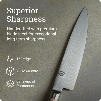 Shun Classic Blonde 8" Chef'S Knife3