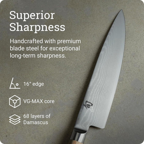 Shun Classic Blonde 8" Chef'S Knife3