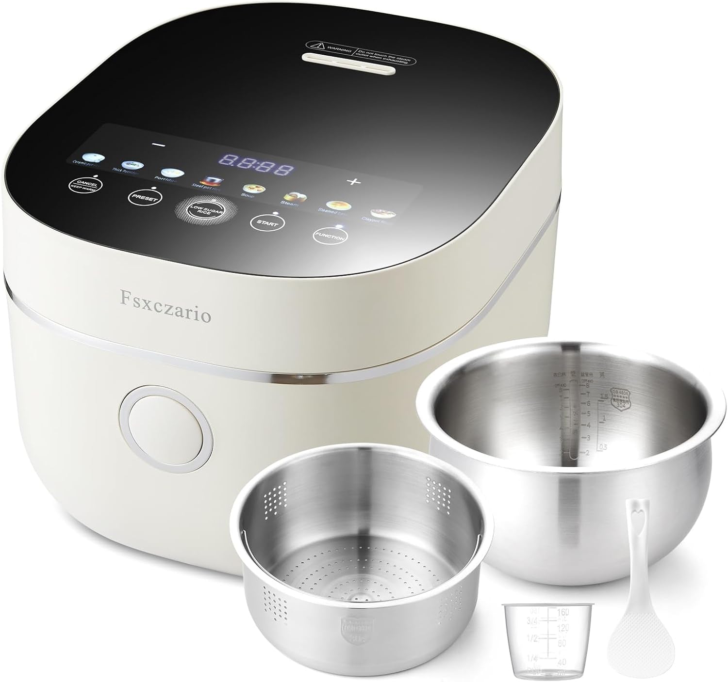 rice-cooker-4l-low-carb-with-nonstick-stainless-steel-inner-pot-8-cup-led-display-rice-maker-24-hr-delay-timer-8-hr-keep-for-white-rice-porridge