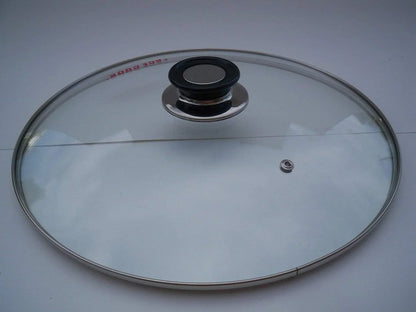 Ceramic Marble Coated Cast Aluminium Non Stick Stir Fry Wok with Glass Lid (34 Cm)3