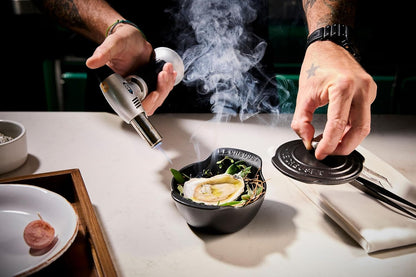 Le Creuset Enameled Cast Iron Mini Cocotte with Lid, .3 Qt., 4P., Licorice | Gourmand Collection6