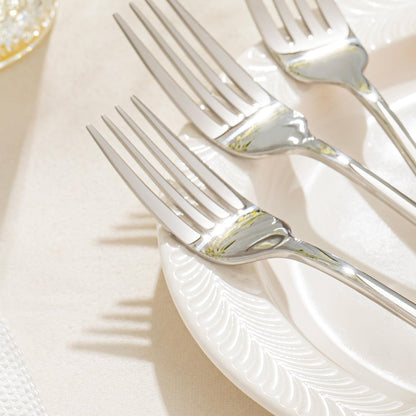 Forks 12 Piece Dinner Forks Set, 18/10 Stainless Steel, 8.18 Inch | Food Grade Metal Forks, Mirror Polished, Dishwasher Safe, Rust Resistant, for Home Kitchen, Weddings, Parties & Restaurants4