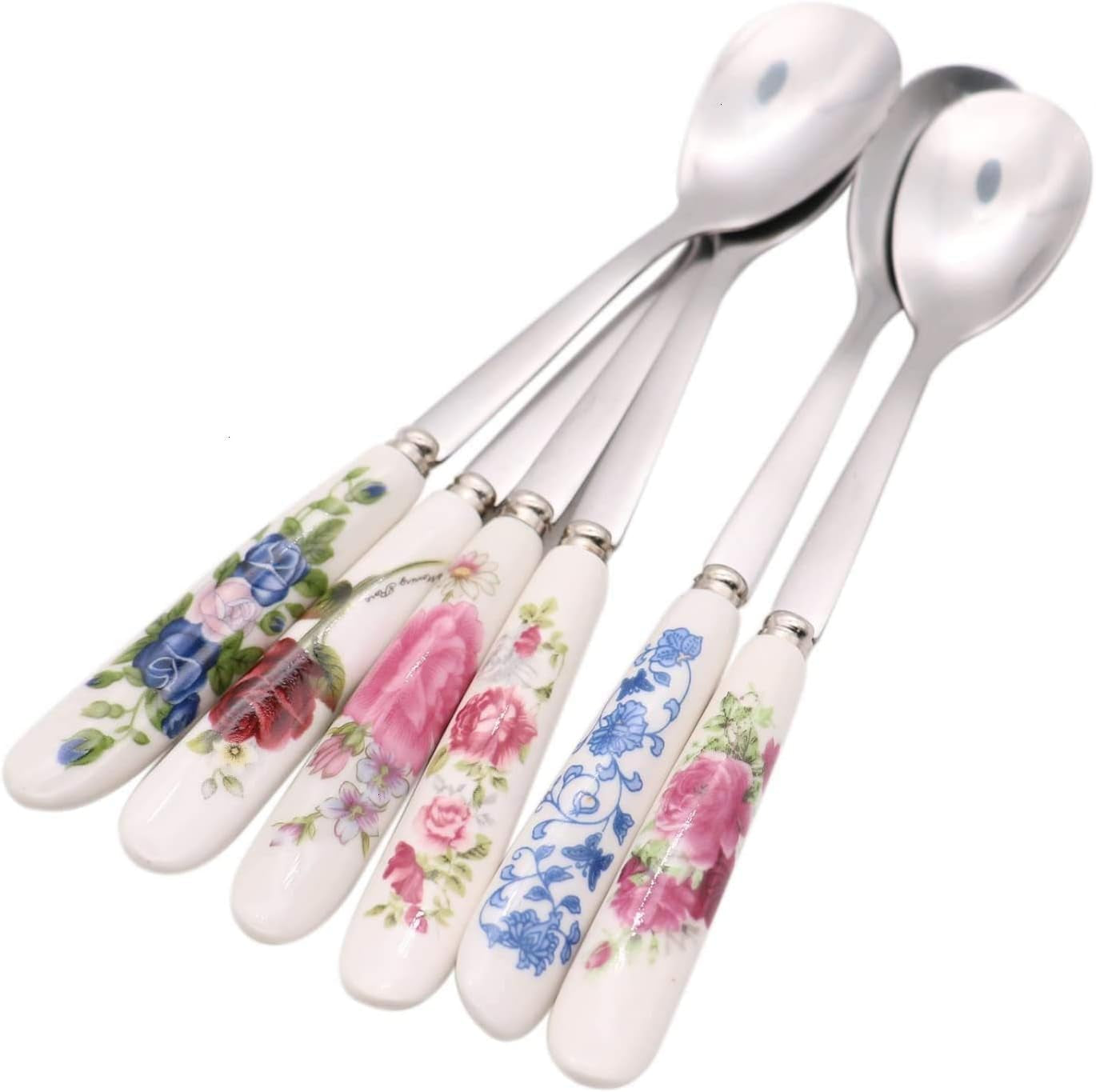 6-pack-stainless-steel-coffee-spoon-ceramic-handle-teaspoon-sugar-ice-cream-desert-spoon-stirring-soup-tableware