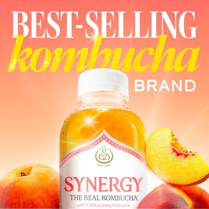 the Real Kombucha - Peach Paradise - 16 Fl Oz Bottle - Raw Probiotic Drink for Gut Health and Immune Support5