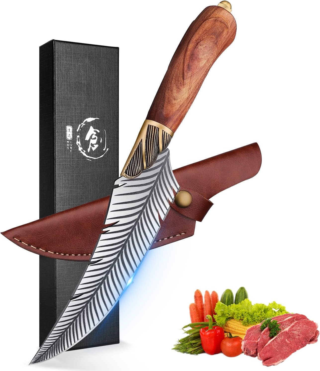 feather-viking-knife-gift-japanese-boning-knife