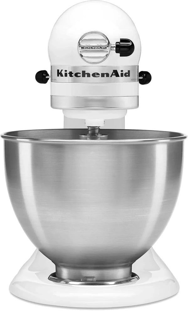 Kitchenaid Classic Series 4.5 Quart Tilt-Head Stand Mixer K45SS, White | 10 Speeds, Durable Metal Construction, 59 Touchpoints for Thorough Mixing, Compatible with Kitchenaid Attachments2