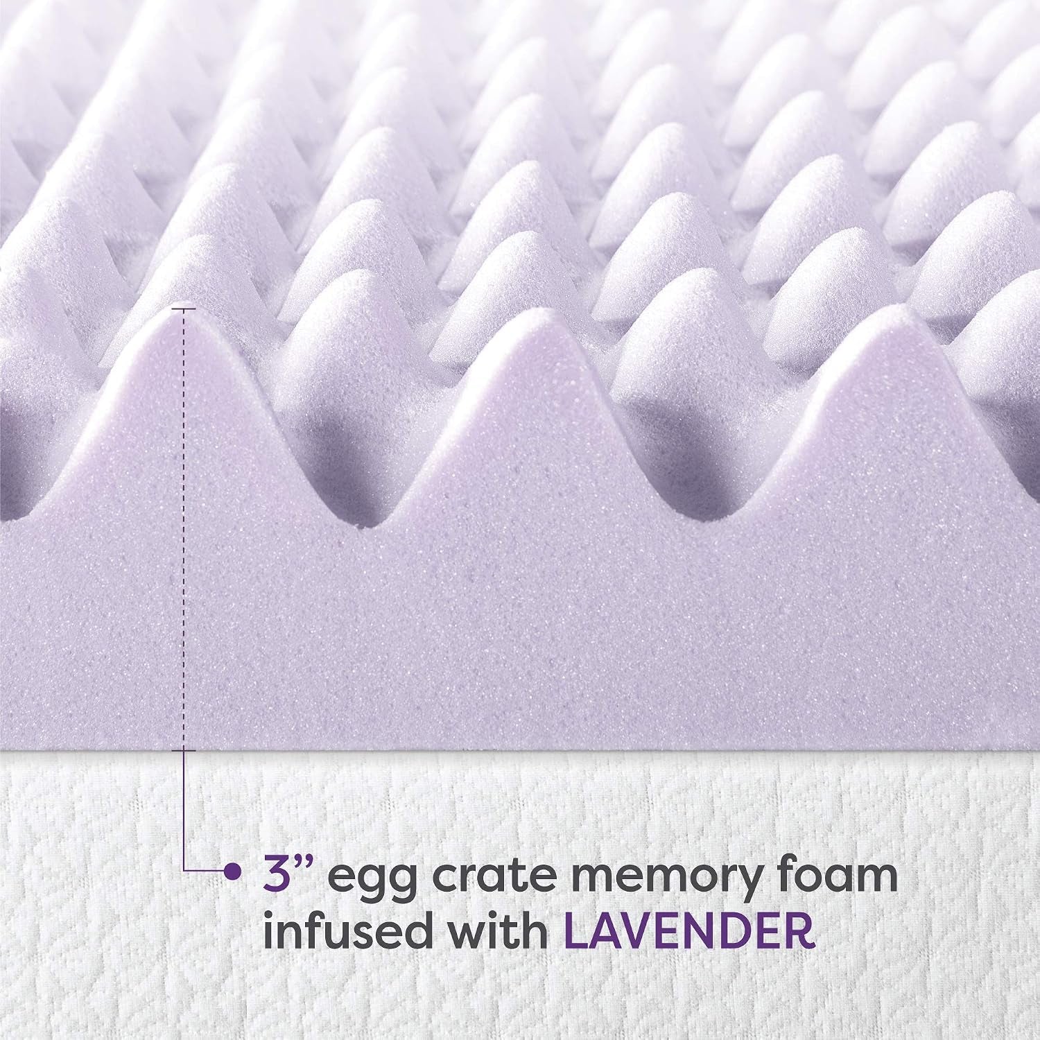 3-inch-egg-crate-memory-foam-mattress-topper-with-soothing-lavender-infusion-certipur-us-certified-dorm-essentials-twin