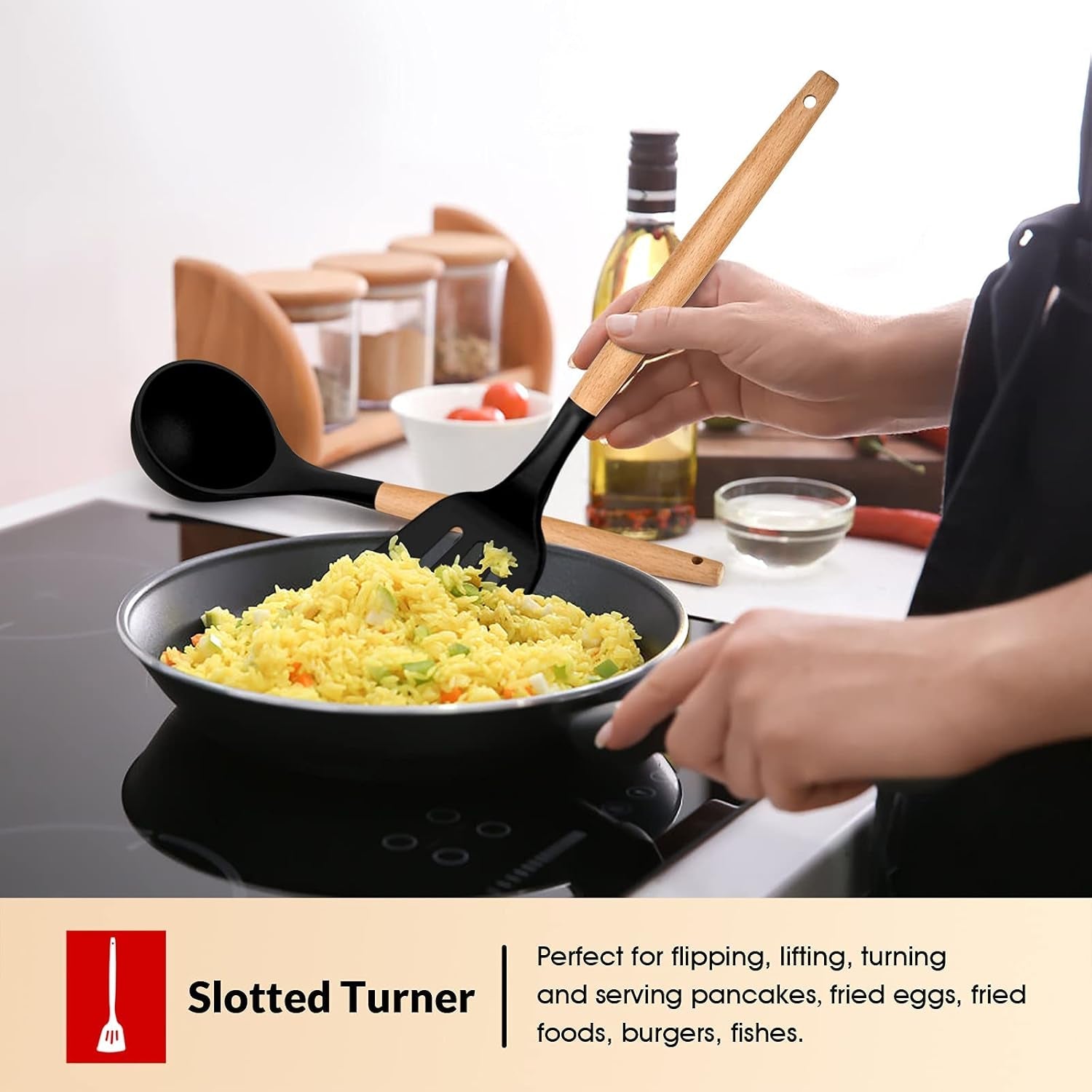 cooking-utensils-set-of-6-silicone-kitchen-utensils-with-wooden-handle-non-stick-cookware-friendly-heat-resistant-includes-spatula-ladle-slotted-turner-serving-spoon-spaghetti-serverblack