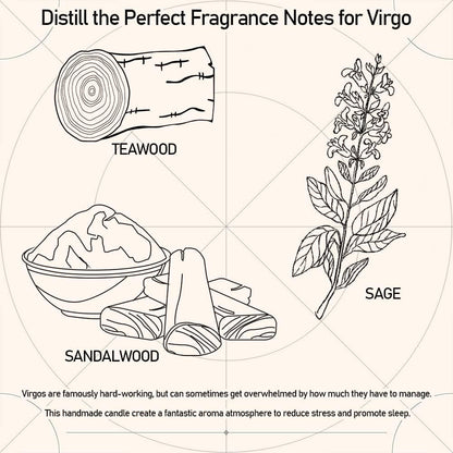 Virgo Gifts for Women, Unique Virgo Candle Bday Gifts for Best Friends Woman Mom Sister Girlfriend 21St 30Th 40Th 50Th, Fun Present for Grandma Wife Frendship Ideas4