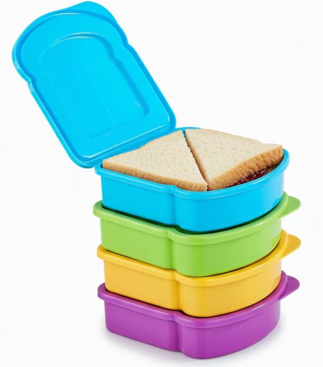 4-pack-fun-size-sandwich-containers-connected-lid-assures-top-bottom-always-make-it-home-reusable-bpa-free-plastic-sandwich-box-use-for-fruit-salad-lunch-box-snacks-and-food-storage