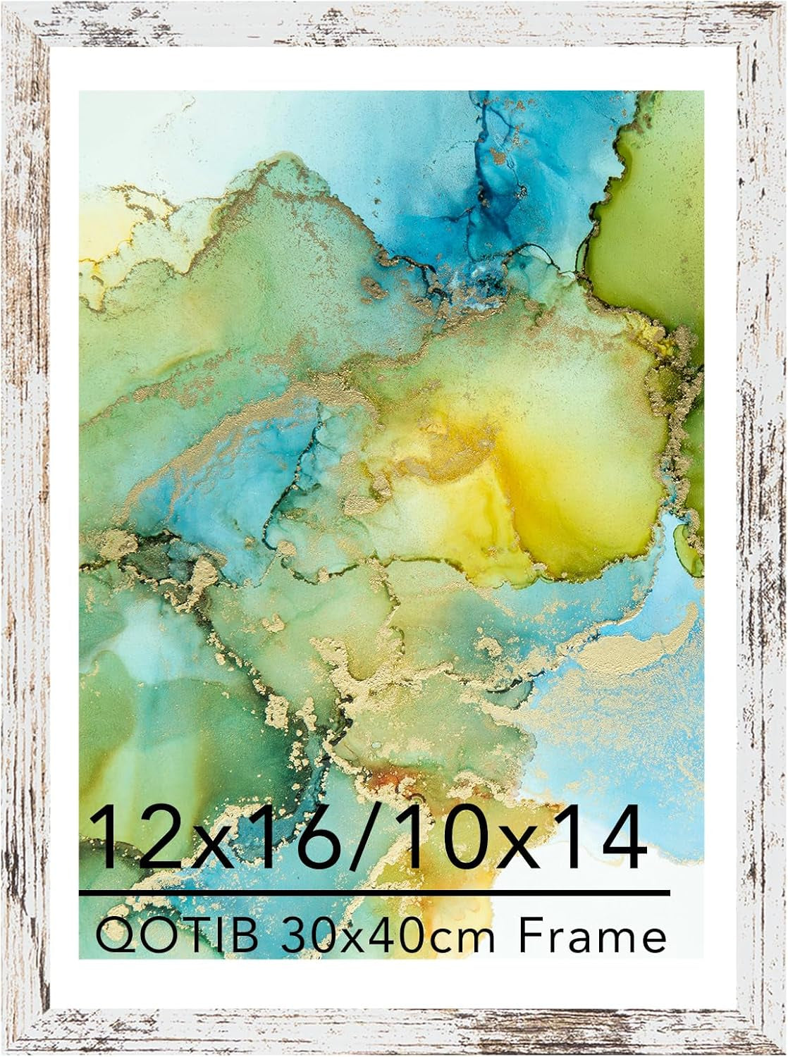 12x16-frame-rustic-white-with-10x14-mat-for-30-x-40cm-diamond-art-painting-display-photo-10-x-14-with-mat-or-12-x-16-without-mat-wood-12-by-16-picture-frame-for-wall-hanging-rustic-white-1-pack