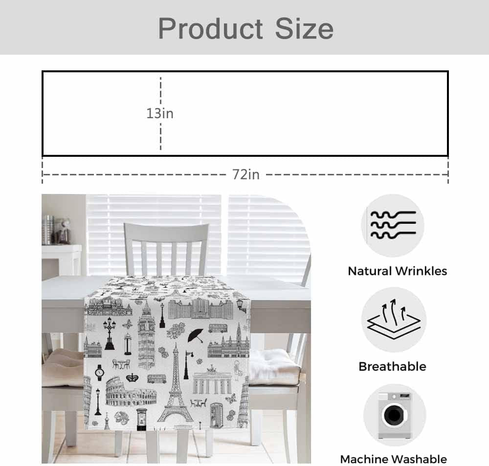 table-runner-europe-travel-famous-places-hand-drawn-map-cotton-linen-table-runner-decoration-for-kitchen-family-dinner-table-holiday-party-farmhouse-style-13-x-72-inch