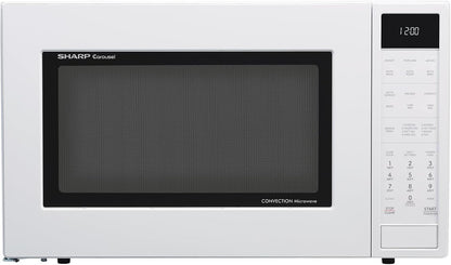 SMC1585KW Convection Countertop Microwave Oven with Removeable 15.4" Carousel Turntable, 1.5 Cubic Feet, 900 Watt, Sensor Cooking, White | 1.5 Cubic Feet, 900 Watt, Removeable 15.4" Carousel Turntable, Sensor Cooking1