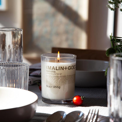 MALIN+GOETZ 9Oz Scented Candle | Hand-Poured Soy Wax with Unique Fragrance Blends | Clean-Burning, Vegan & Cruelty-Free | Bergamot, Sage, Otto, Tomato, Strawberry, Cannabis, Dark Rum & Leather7