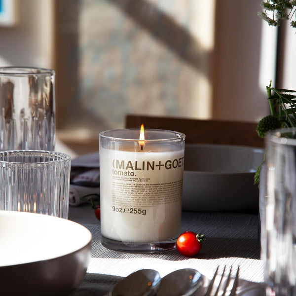 MALIN+GOETZ 9Oz Scented Candle | Hand-Poured Soy Wax with Unique Fragrance Blends | Clean-Burning, Vegan & Cruelty-Free | Bergamot, Sage, Otto, Tomato, Strawberry, Cannabis, Dark Rum & Leather7