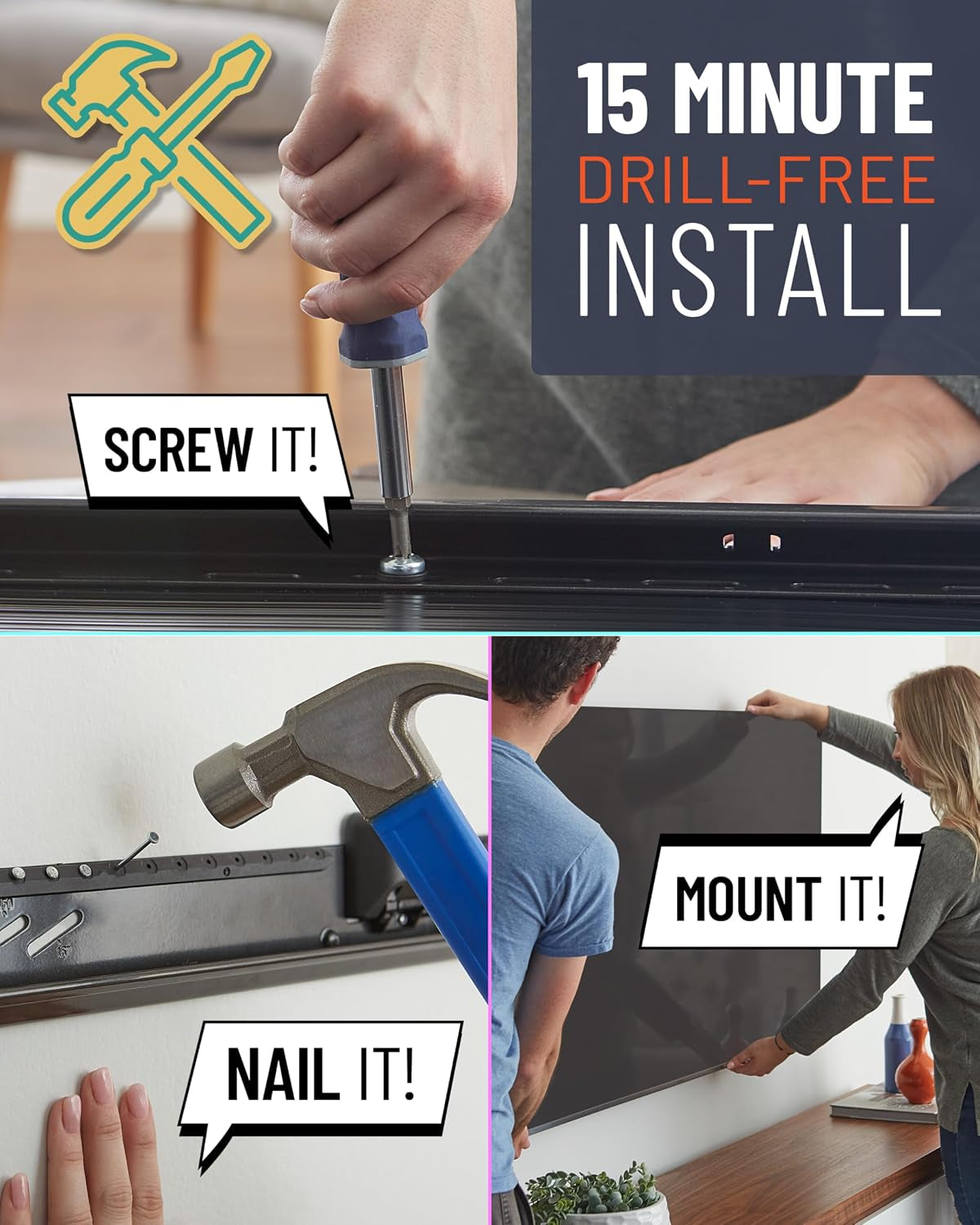 no-stud-tv-mount-for-drywall-slim-no-drill-design-holds-tvs-up-to-100lbs-with-nails-easy-studless-install-with-no-drill-needed