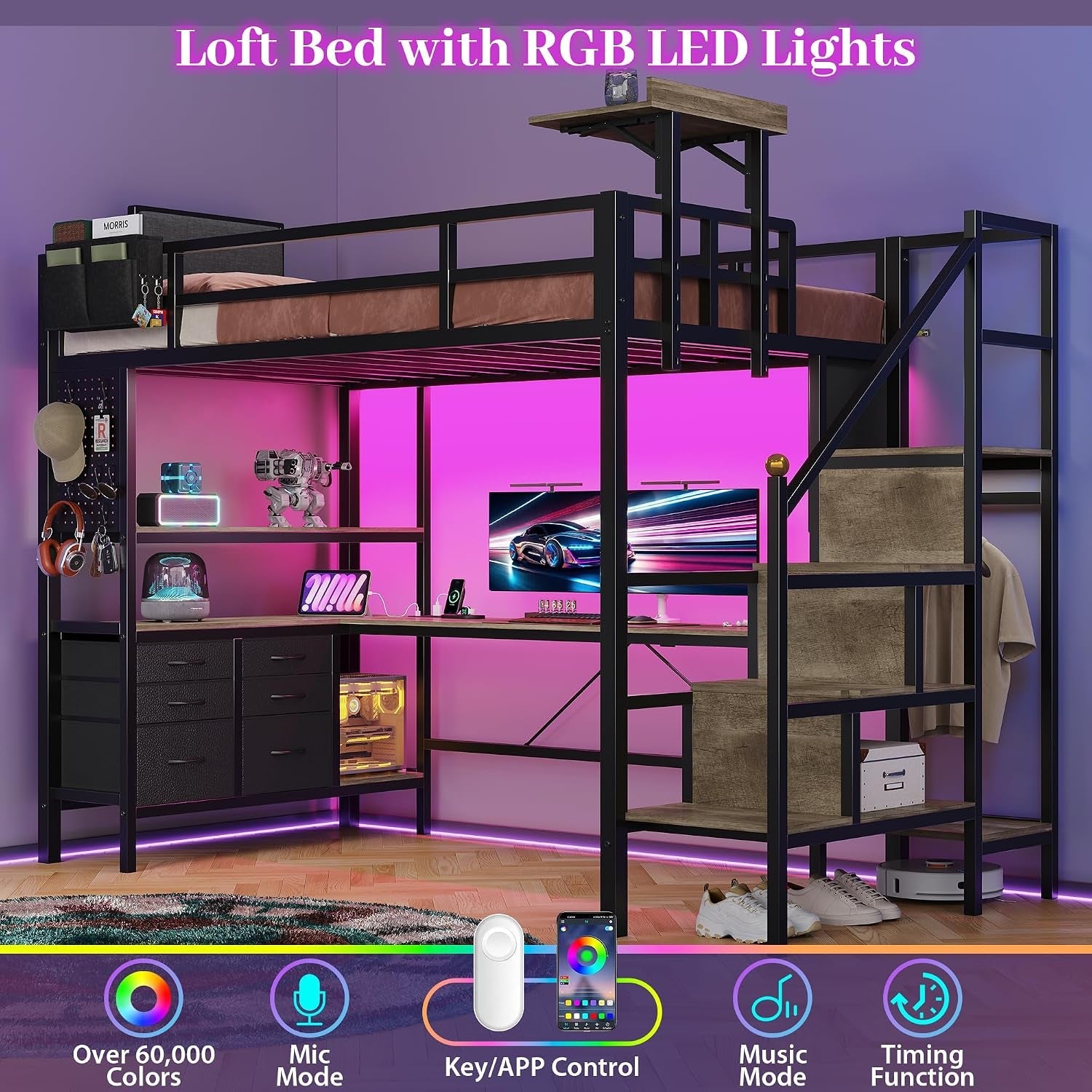 twin-loft-bed-with-l-shaped-gaming-desk-6-storage-drawers-foldable-desk