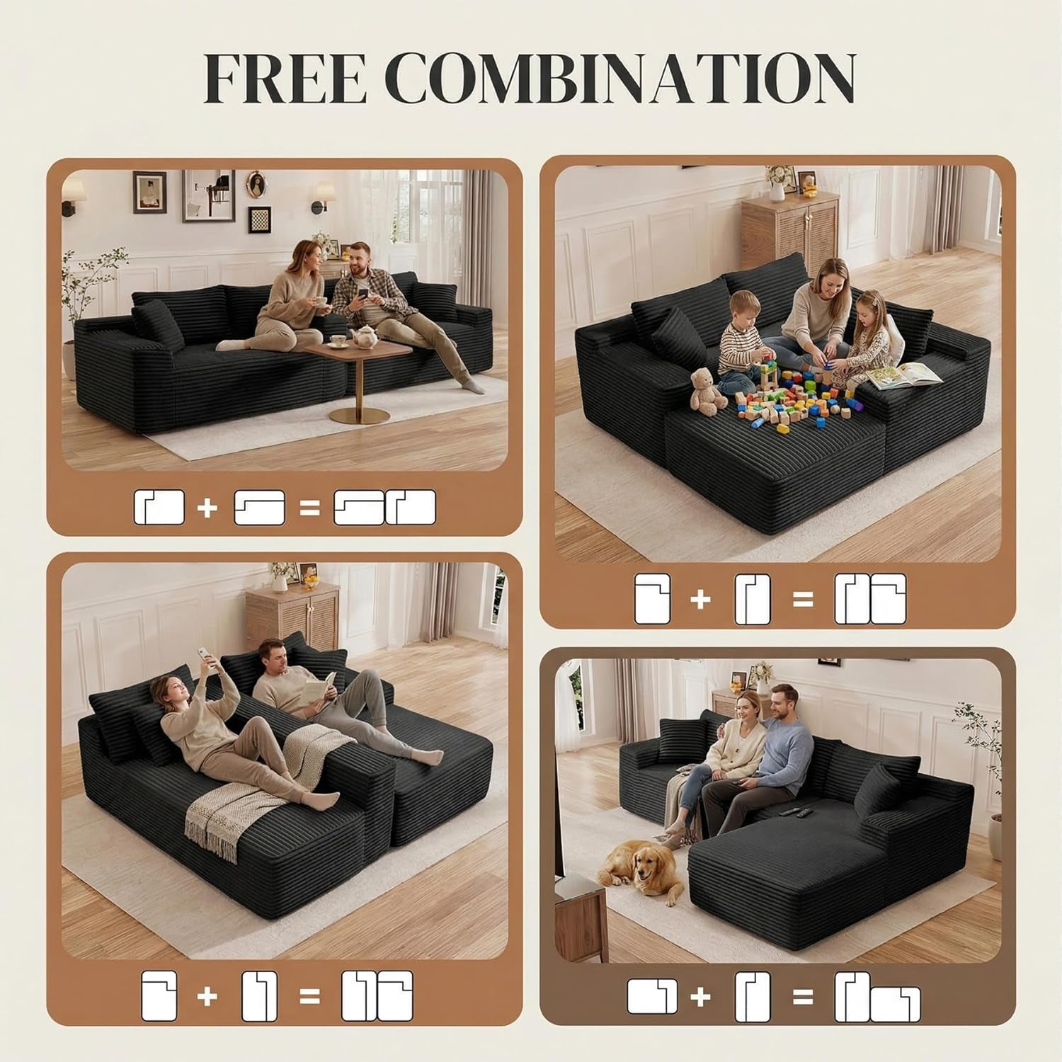 95-l-shaped-cloud-boneless-sectional-couches-for-living-room-modern-comfy-modular-deep-seat-memory-foam-compressed-corduroy-sofa-oversized-right-facing-chaise-no-assembly-required-balck