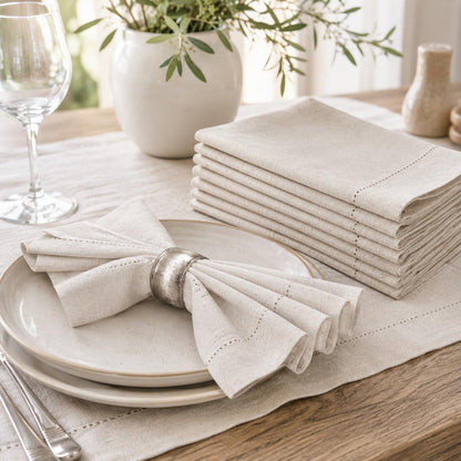 Linen Cloth Dinner Napkins, 18X18, Set of 125