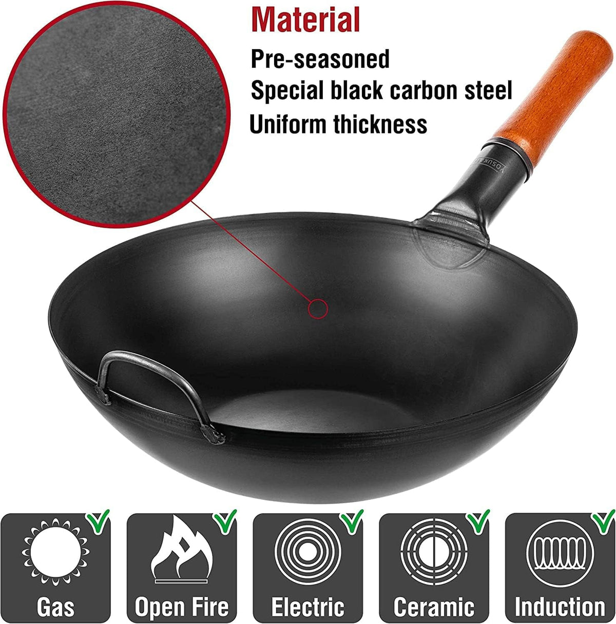 carbon-steel-wok-pan-13-5-stir-fry-pans-with-flat-bottom-premium-wok-cover-13-5-inch-pan-lid-17-spatula-and-ladle