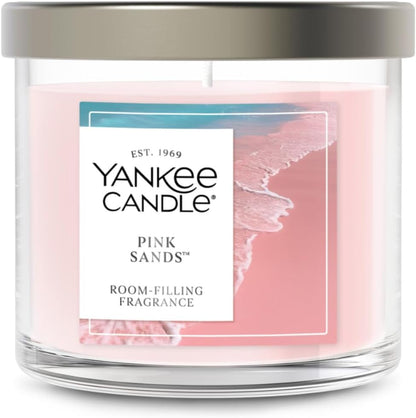Small Tumbler Scented Candle, up to 40 Hour Burn Time, Premium Plant Wax Blend for Consistent Burn, Tumbler Candle with Room Filling Fragrance, Pink Sands1