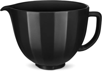 Kitchenaid 5Q Black Shell Ceramic Bowl, for 5Q Tilt-Head Mixers, KSM2CB5PBS2