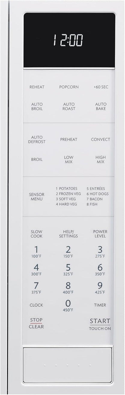 SMC1585KW Convection Countertop Microwave Oven with Removeable 15.4" Carousel Turntable, 1.5 Cubic Feet, 900 Watt, Sensor Cooking, White | 1.5 Cubic Feet, 900 Watt, Removeable 15.4" Carousel Turntable, Sensor Cooking15