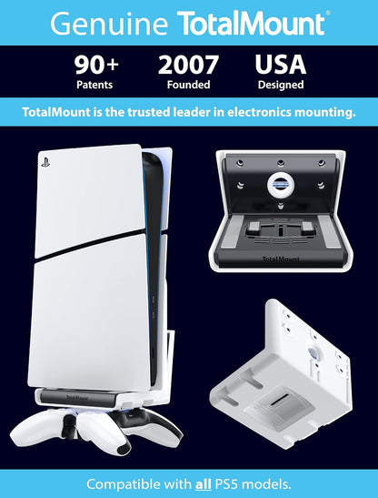 for All PS5 Models – Premium – Cooling – Level – Stops Vibration | Designed in USA – Wall Mount Compatible with All PS5 Models Including Slim, Pro, and Original – Dampers Minimize Fan Rattling6