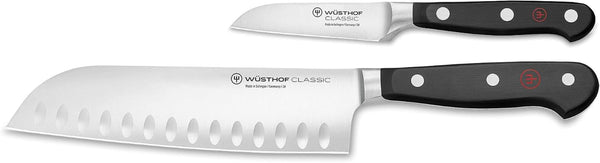 WÜSTHOF Classic 2-Piece Asian Knife Set, Black1