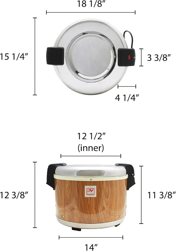 SEJ18000 Wood Grain 30-Cup (Cooked) Rice Warmer2