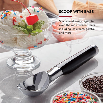 Kitchenaid Classic Ice Cream Scoop, 8.6 Inches, Black3