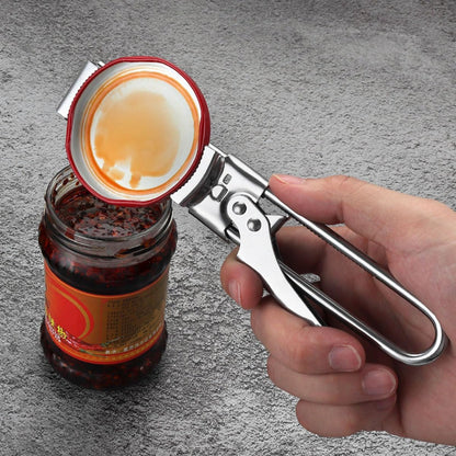 Master Jar & Bottle Opener,Adjustable Multifunctional Stainless Steel Can Opener Jar Lid Gripper,Manual,Kitchen Accessories（Silver）4