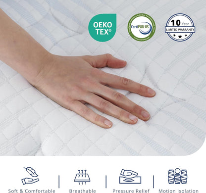 King-Size Hybrid Mattress 14 Inch King Mattress in a Box5