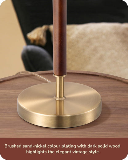 Mid Century Table Lamp, Bedside Lamp with Pull Chain Switch, E264