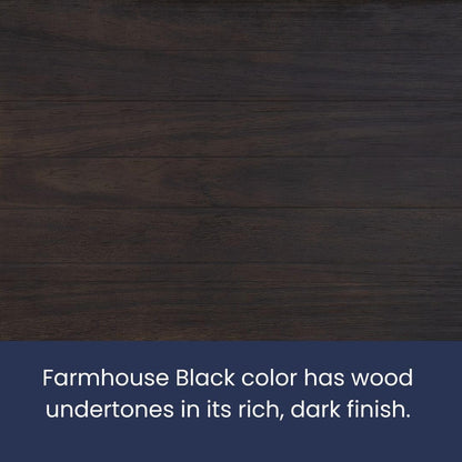 Montauk Solid Wood Bed, Twin Size, Farmhouse Black7