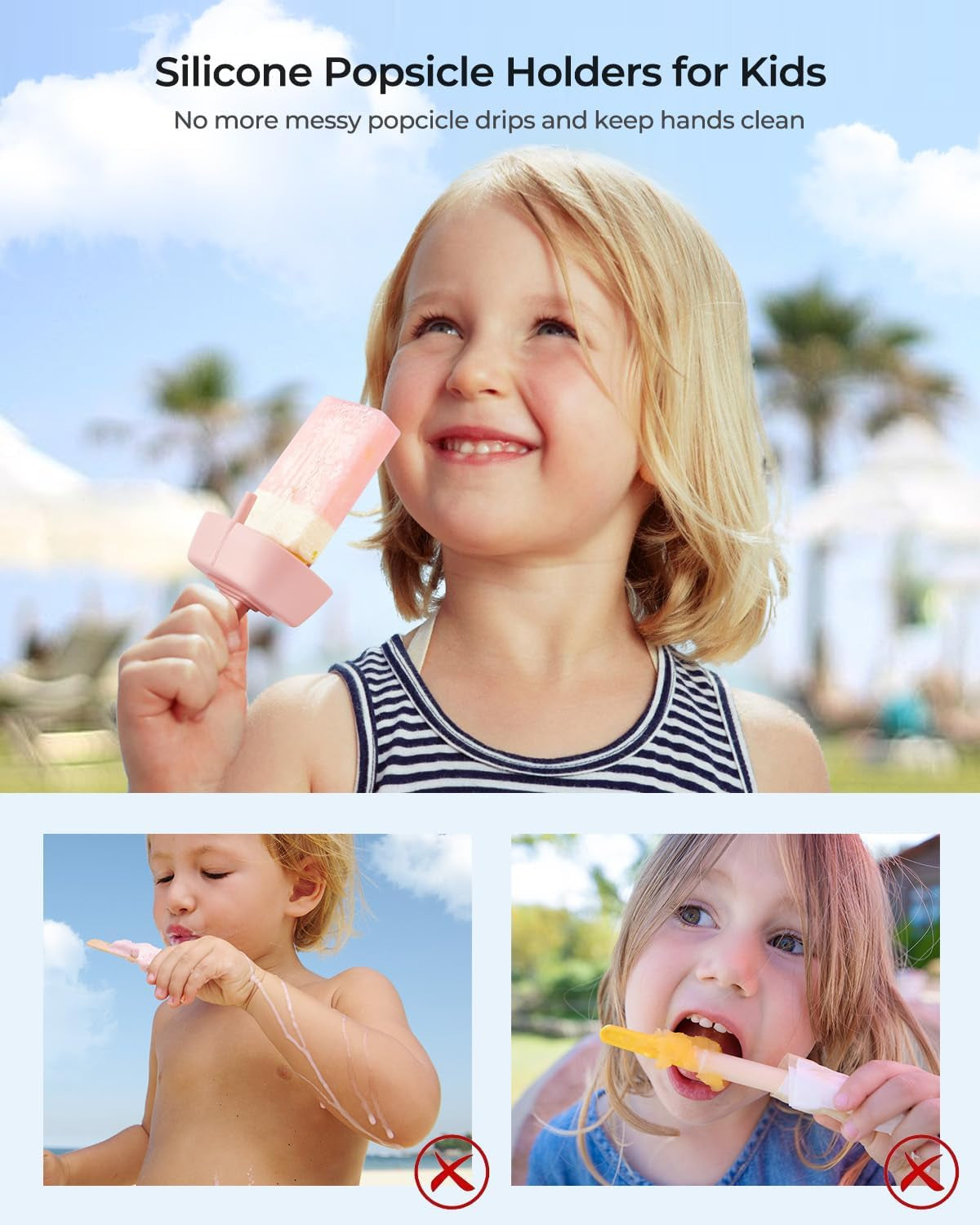 4pack-drip-free-silicone-popsicle-holders-popsicle-holder-with-straw-with-2-slots-fit-standard-wide-sized-sticks-drip-free-popsicle-stick-holder-popsicle-drip-catcher