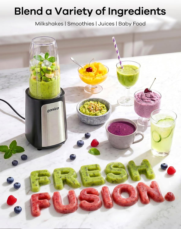 Blender for Smoothies, 14Pcs Personal Blender for Shake and Smoothies for Kitchen with 3 Portable Cups (1X24Oz & 2X17Oz), Single Serve Smoothie Maker, Nutritious Recipe4