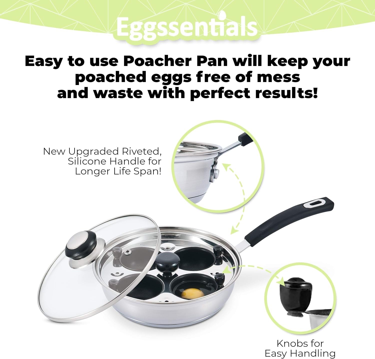egg-poacher-poached-egg-maker-stainless-steel-egg-poaching-pan-poached-eggs-cooker-food-grade-safe-pfoa-free-with-spatula